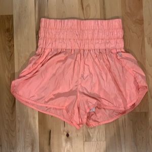 Free People shorts orange/coral color